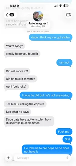 Car stolen